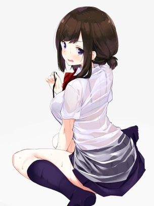 濡れ透けのエロ画像を見て幸せになろう！