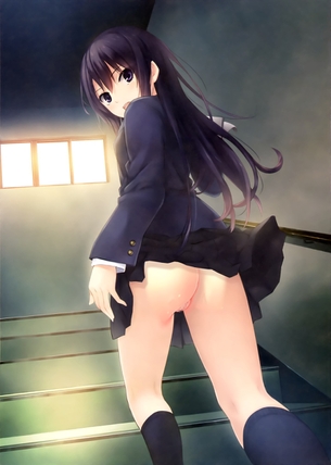 パンツを穿かない女子高生が急増中！ノーパン女子高生　その９