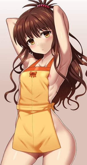 裸エプロンの画像ください