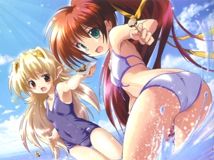 【水着】季節に関係なく水着＆スク水美少女が観たいっ！【2次元】