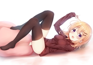 【2次】挟まれたい綺麗な 太もも をした女の子の二次エロ画像 その13【太もも】