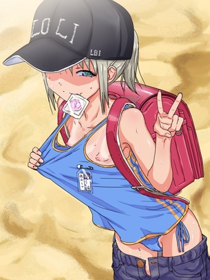 【二次エロ】未使用のゴムを咥えながら挿入準備しちゃってる女の子のエロ画像まとめ (くわえゴム)