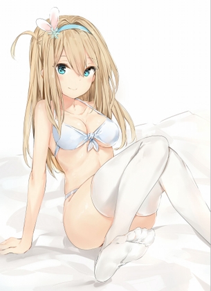 【2次】 ニーソックス を着用した美脚な女の子の二次エロ画像 その20【ニーソックス】