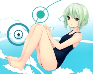 【2次】スクール水着を着た可愛い女の子の二次エロ画像 その11【スク水】