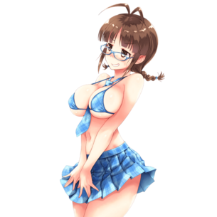 【アニメキャラ素材】アニメキャラのPNG背景透過エロ画像 その100