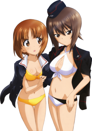 【アニメキャラ素材】アニメキャラのPNG背景透過エロ画像 その99