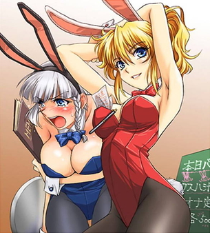 バニーガールのレベルが高いエロ画像