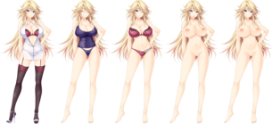 【裸の立ち絵】立ち絵のPNG背景透過素材ばかりを集めてみた 第42弾