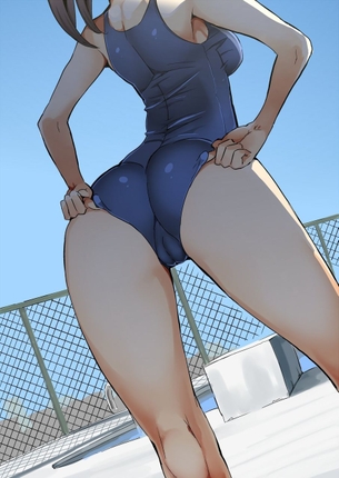 【2次】スクール水着を着た可愛い女の子の二次エロ画像 その8【スク水】