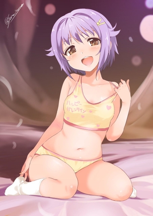 【2次】スポーツブラを着けた可愛い女の子の二次エロ画像【スポーツブラ】