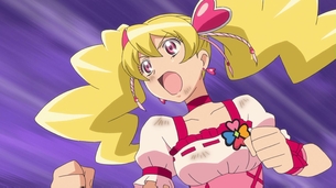 【自作剥ぎコラ】【フレッシュプリキュア】キュアピーチ・パイン・ベリーの剥ぎコラ作った！