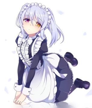 【2次】オッドアイの可愛い女の子の二次エロ画像 その5【オッドアイ】