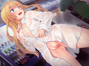 【2次】公衆の面前で痴態を晒しちゃってる女の子の2次エロ画像 その3【露出】