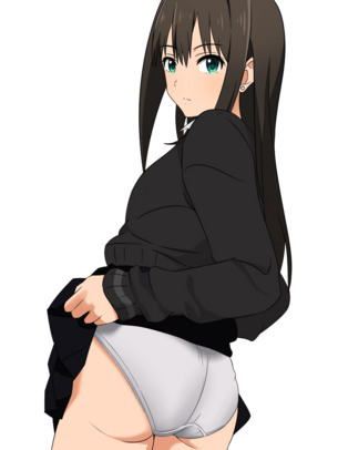 【アニメキャラ素材】アニメキャラのPNG背景透過エロ画像 その88