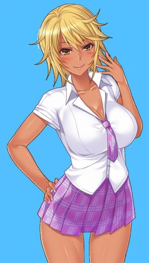 【着衣】スカート（ミニスカ）を穿いた子のHな二次エロ画像…!!!!その1