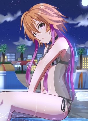 【二次・ZIP】太もも撫で撫でしたい虹美少女の美脚画像