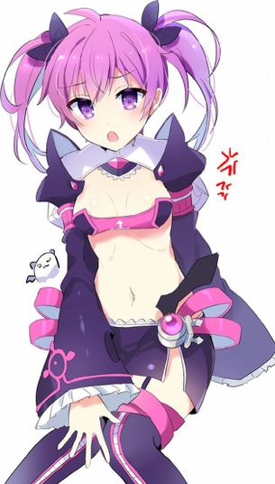 【サイドスリット】際どい切れ込みが入った衣装がHな二次エロ画像…!! その1
