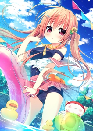 【2次】スクール水着を着た可愛い女の子の二次エロ画像 その5【スク水】