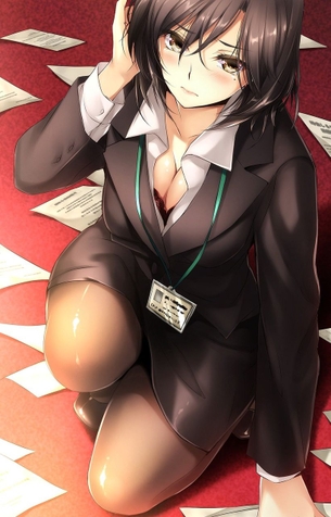 【2次】スーツ姿の女の子の二次エロ画像【スーツ】