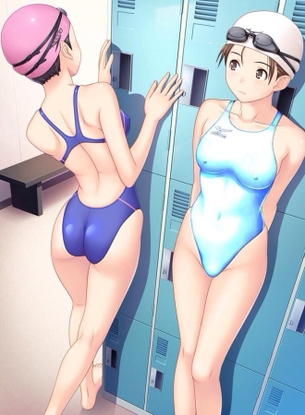 【二次・水着】カラダがキュッと締まった感じが堪らん、競泳水着の美少女画像 part7