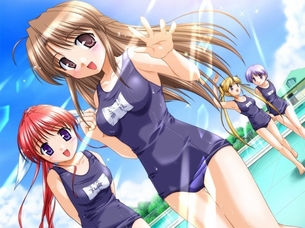 【二次・水着】未成熟なカラダの魅力が満載な、スクール水着のエロ画像 part9