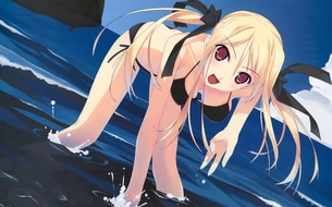 【二次・水着】夏休みも終わりだし、海辺で遊んでいる女の子たちの水着画像 part1