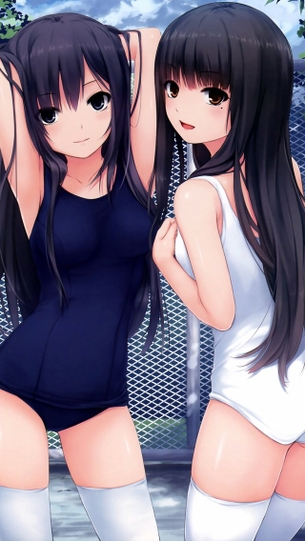 【二次・水着】スク水着た女の子の肩紐ずらしておっぱいprprしたい・・・。 part4