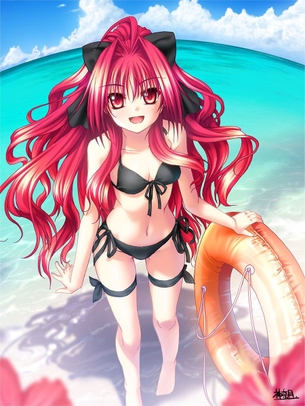 【二次・水着】そろそろ見納め？ 水着姿の美少女画像 その2