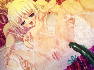 触手で逝かされちゃった二次元少女