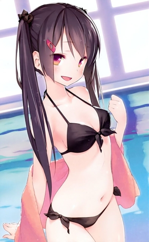 【二次・エロ画像】少女たちの艶かしい素肌を堂々と眺められる、水着姿の美少女画像 part2