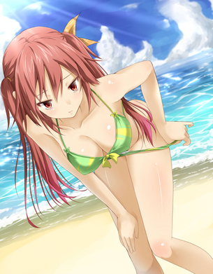 【二次・水着】寒くてなかなかお目にかかれない水着美少女のエロ画像 part1