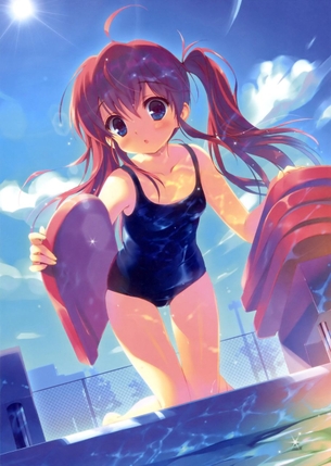 【二次・水着】未成熟なカラダの魅力が満載な、スクール水着のエロ画像 part4