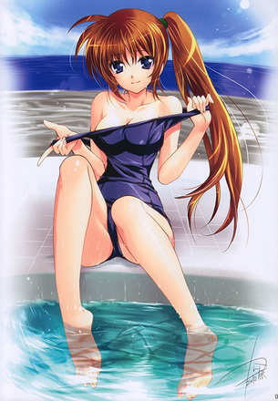 【二次・水着】魅惑的なカラダのラインが悩ましい、スクール水着の美少女画像 part1