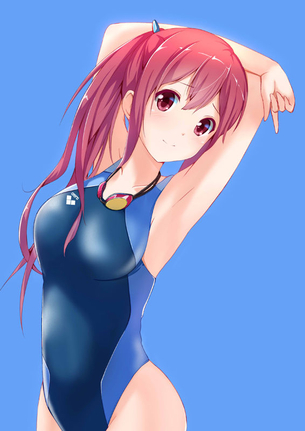 【二次・水着】ぴっちぴちでエロカワイイ！！ 競泳水着の美少女画像 part3