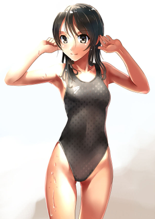 【二次・水着】カラダがキュッと締まった感じが堪らん、競泳水着の美少女画像 part20