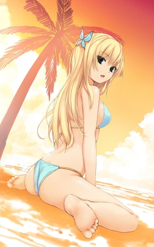【二次・エロ画像】ぴっちぴちのビキニ美少女のエロ画像 part2