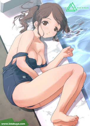 【二次・水着】お尻とか太もものラインが超絶エロい、スクール水着のエロ画像 その6