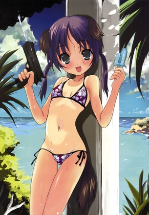 【二次・水着】女の子のエロいビキニ画像で今日もシコシコしようかな♪ その1
