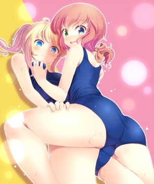 【二次・水着】可愛い女の子の達のスク水画像 part5