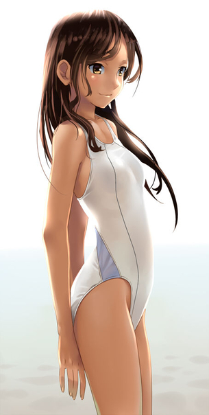 【二次・水着】カラダがキュッと締まった感じが堪らん、競泳水着の美少女画像 part22
