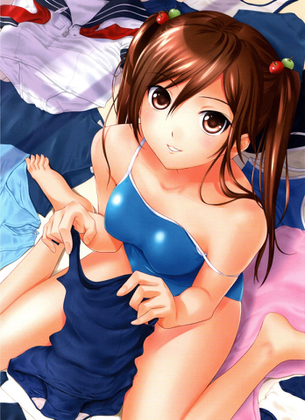 【二次・水着】魅惑的なカラダのラインが悩ましい、スクール水着の美少女画像 part3