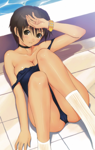 【二次・エロ画像】ぴちぴちの美少女のカラダを堪能できるスクール水着・競泳水着装備の美少女画像 part2