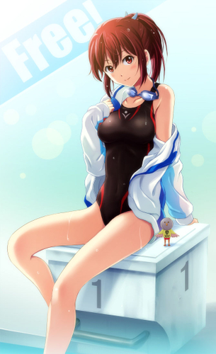 【二次・水着】カラダがキュッと締まった感じが堪らん、競泳水着の美少女画像 part18