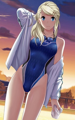 【二次・水着】カラダがキュッと締まった感じが堪らん、競泳水着の美少女画像 part11