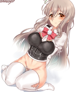 【二次・ZIP】暖かくなってきたのでノーパン美少女のエッチな2次画像