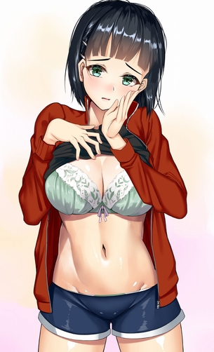 【二次・ZIP】春なので緑のブラやパンツの美少女下着画像まとめ