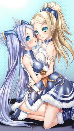 【二次】キスがエロいレズ画像 その1