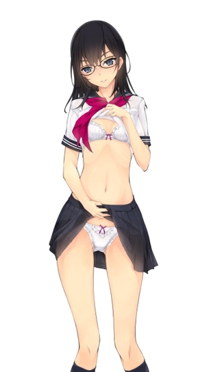 【二次】微エロイメガネ美少女達の画像【その2】