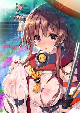 梅雨前線の移動とともに増えてくる？ 濡れ透けで下着やピンクポッチ見えてる女子♪