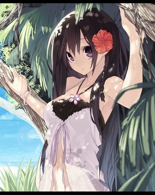 【2次】流れるような黒髪の美少女二次エロ画像 その2【黒髪】